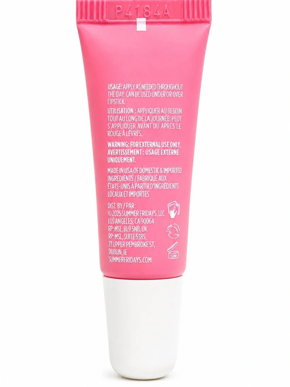 Summer Fridays Pink Sugar Lip Butter Balm - Soft Pink